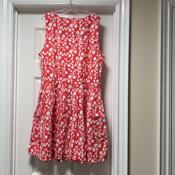 Superdry Mikada Dress in Coral Pink - Picture 2 of 4